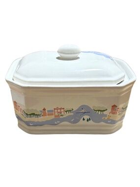 Vintage Paul Bocuse Covered Dish 1987 Robinson Design Group Japan French Country